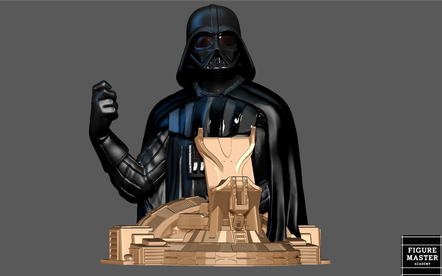 DARTH VADER PS5 PS4 CONTROLLER HOLDER MODEL STARWARS DISNEY 3D PRINT — image 1