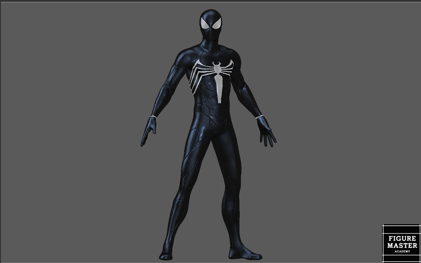 SPIDERMAN SYMBIOTE BLACK SUIT SPIDER MAN 2 PS 3D PRINT — image 1