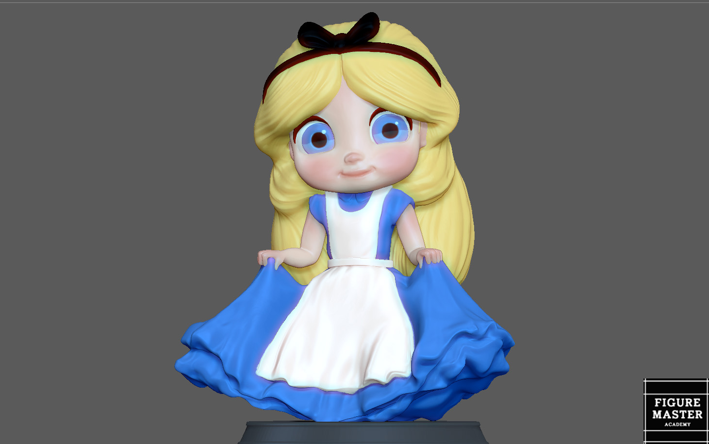 ALICE BABY WONDERLAND PRINCESS DISNEY CHARACTER CUTE 3d print — image 1
