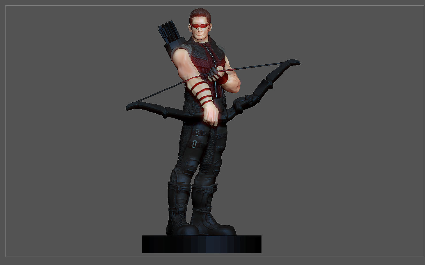 HAWKEYE AVENGERS MCU MARVEL JEREMY STATUE FIGURINE — image 1